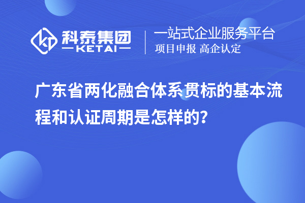 廣東省兩化融合體系貫標的基本流程和認證周期是怎樣的？