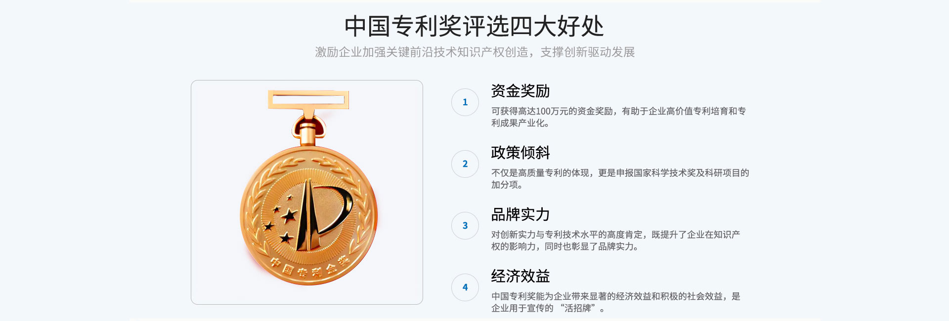 中國(guó)專(zhuān)利獎(jiǎng)申報(bào)